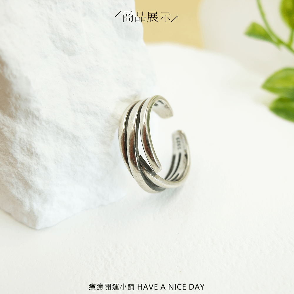 交錯時空戒指 活口可調節戒圍:圖片 2